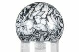Polished Pinolite Sphere - Austria #380789-1